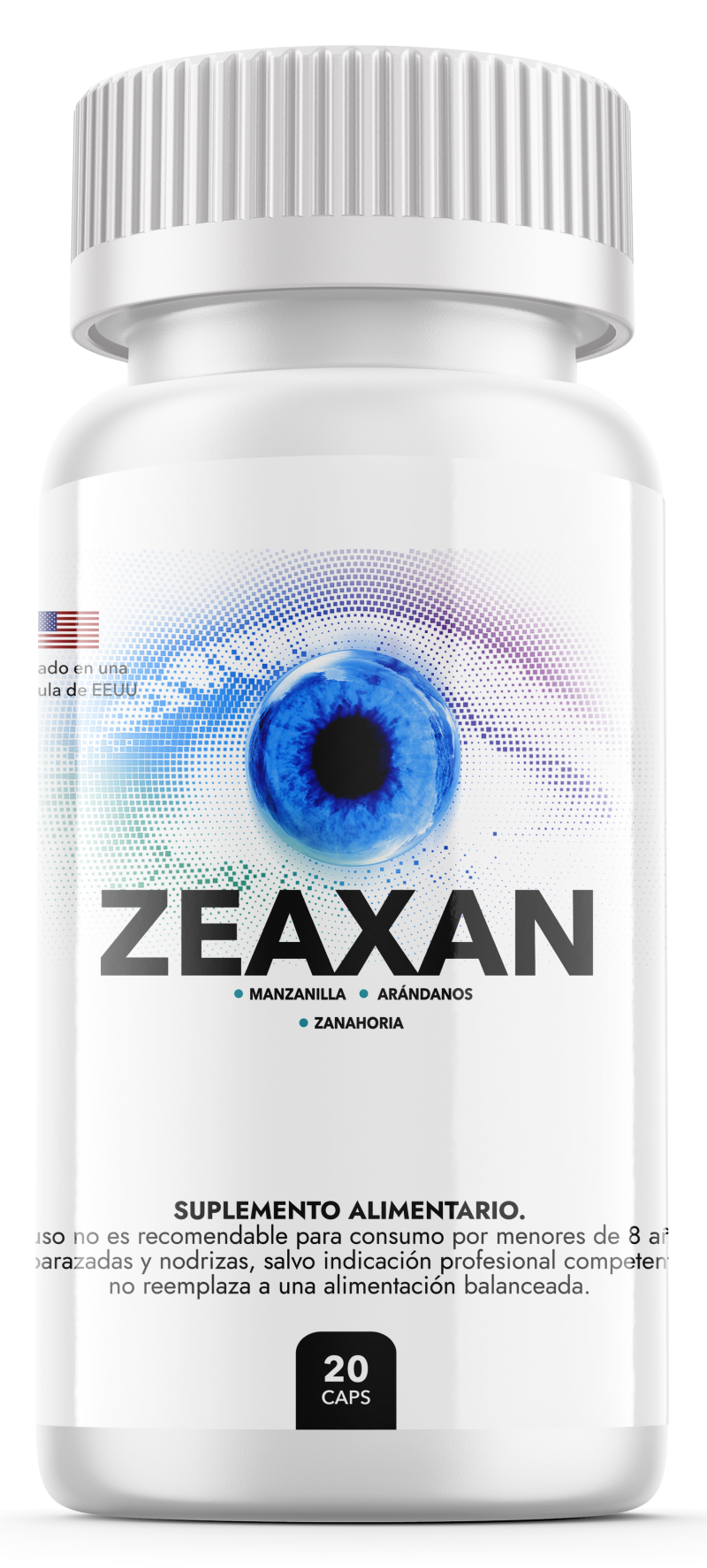Suplemento nutricional Zeaxan para apoyo visual